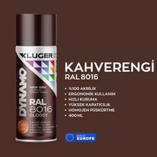 Hobi24  Kluger Dynamo Sprey Boya 400ML - Kahverengi 8016