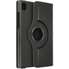 Freedom Storee Lenovo Tab M8 Kılıf 360 Tablet Deri Kılıf - Siyah