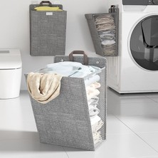 Derin Stok Katlanabilir Asılabilir Kirli Çamaşır Sepeti