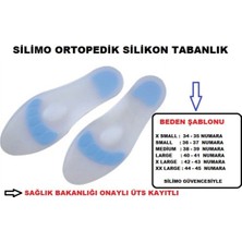 Ortopedik Silikon Tabanlık Çift, Topuk Dikenine Uygun, Konfor Sağlar