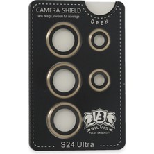 Hayat Store Samsung Galaxy S24 Ultra Bilvis Titan Kamera Lens - Gold