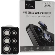 Verto Joko Samsung Galaxy S24 Ultra Pvd Metal Kamera Lens - Derin Mor