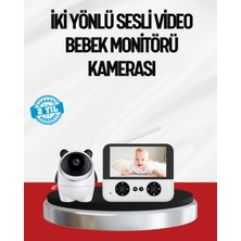 İlkyaz Fashion Görüntülü Bebek Monitörü 4.3 Inç Ekran ve Sesli Iletişim