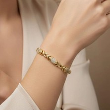 Stil Incisi/xupıng Jewelry Allen Zirkon Taşlı Bileklik
