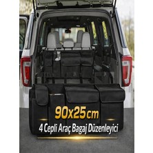 Ankaflex Highconcept 4 Cepli Oto Çantası Asmalı Bagaj Organizer Düzenleyici