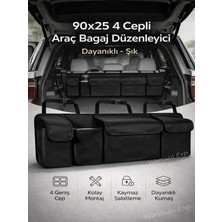 Ankaflex Highconcept 4 Cepli Oto Çantası Asmalı Bagaj Organizer Düzenleyici