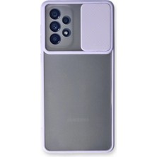 TeknoKapsül Galaxy A53 5g Kılıf Palm Buzlu Kamera Sürgülü - Lila