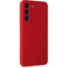 Poyraz Market Newface Samsung Galaxy S23 Kılıf Nano Içi Kadife Silikon - Kırmızı
