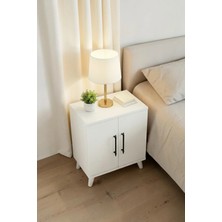 Msy Home Oria 2 Kapaklı Raflı Klasik Komodin