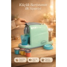 Denapcal Sesli ve Işıklı Kahve Makinesi Oyuncak ile Çocuklara Eğlenceli Evcilik ve Mutfak Oyunu