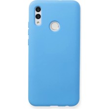 Verto Newface Huawei P Smart 2019 Kılıf Nano Içi Kadife Silikon - Mavi