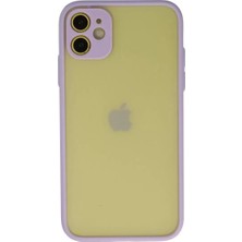 SiHako Iphone 11 Kılıf Montreal Silikon Kapak - Mor