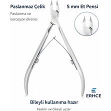 ERHCE Et Pensi 5mm Solingen Ocean Kullanıma Hazır Bileyli Paslanmaz Çelik Steril