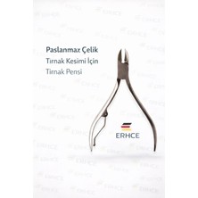 ERHCE Tırnak Kesim Pensi Solingen Ocean Tırnak Kesme Makası Paslanmaz Çelik