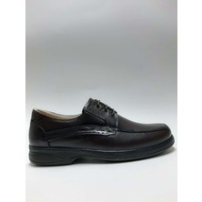 Dia Comfort Hakiki Deri Kahverengi Bağcıklı Ortopedik Hafif Rahat Anatomic Diyabetik Erkek Ayakkabı C-8710258DIA