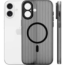 SiHako Iphone 16 Line Magsafe Kapak - Gri