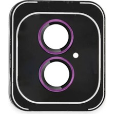 Verto Joko Apple iPhone 16 Pvd Metal Kamera Lens - Pembe