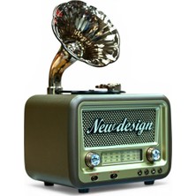 Royal Trend Trend Tasarım Gramafon Nostalji Radyo,bluetooth Nostaljik Radyo(Büyük Boy)