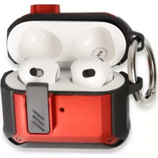 Pileli Store Newface Airpods 3 (3.nesil) Truva Kılıf - Kırmızı