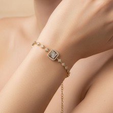 Xupıng Jewelry Baget Zirkon Taşlı  Bileklik