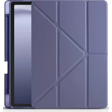 Poyraz Market Newface Xiaomi Redmi Pad Pro 12.1 Kılıf Kalemlikli Mars Tablet Kılıfı - Lila