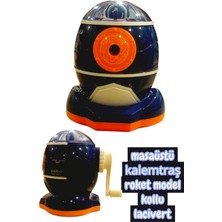 Masaüstü Kollu Kalemtraş Roket Model