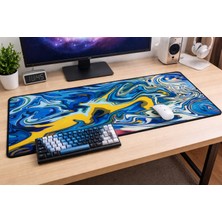 Exonix Kaymaz Mousepad Renkli Desenli Oyuncu Mouse Pad 70CM x 30CM