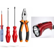 Toptancı Amca Araç Içi Acil Durum & Tamir Seti 5 Parça – Zorunlu Trafik Seti Her Biri Kaliteli