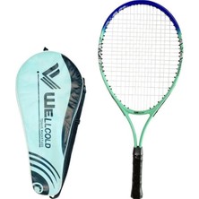 PremiumPort Çocuklar Için Renkli Kort Tenis Raket ve Çanta Seti