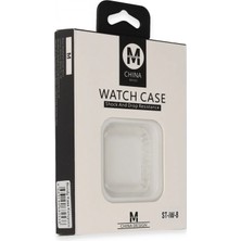 Pileli Store Movenchy Watch 45MM Bondy Kasa Koruyucu - Beyaz