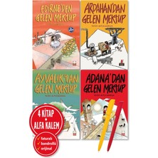 Kırmızı Kedi Yayınevi Alfa Kalem+Adana'dan Gelen Mektup+Edirne'den+Ayvalık'tan+Ardahan'dan(Feyza Hepçilingirler) 4 Kitap