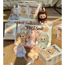 Pelüş Burada Labubu Oyuncak Have A Seat Oturan Model