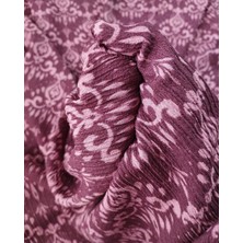 Kumaş Parça Bordo Pembe Desenli Bürümcüklü Jarse Kumaş En: 160CM
