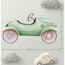 Nice Events Yeşil Araba Ayaklı Pano 130X75 cm