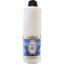 Cadence Transfer Dekopaj Tutkalı 500 ml Beyaz Renkli Boya ile Dekoratif Uygulamalar İçin