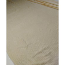 Kumaş Parça Sarı Renkte %100 Viskon Kadifemsi Kumaş 140X175CM