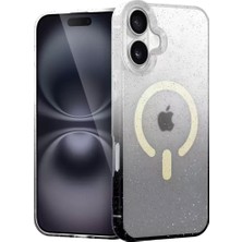 SiHako Iphone 16 Pummel Shiny Magsafe Kapak - Siyah