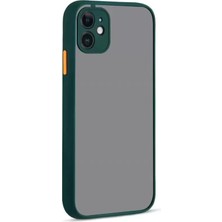 SiHako Iphone 12 Kılıf Montreal Silikon Kapak - Yeşil