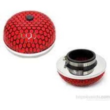 Callysta Hava Filtresi Mantar Tip Kirmizi   R: 76 mm