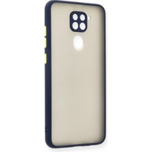 SiHako Redmi Note 9 Kılıf Montreal Silikon Kapak - Lacivert