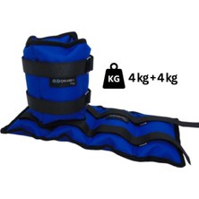 PremiumPort El ve Ayak Bilek Ağırlıkları, 10 kg Toplam, Mavi, Çift Set, Spor Ekipmanı