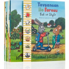 Hep Kitap Tavşancan ile Faresu Serisi Seti 11 Kitap Takım Alex Scheffler 6 - 8 Yaş İçin Resimli