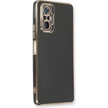 SiHako Redmi Note 10 Kılıf Volet Silikon - Siyah