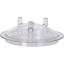 3 Çıkışlı Şeffaf Güğüm Kapağı, 40 Litre, Sağlam ve Kolay Kullanım