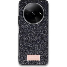 SiHako Onegif Redmi A3 4g Bright Simli Kapak - Siyah