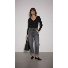 Babokah Dantel V Yaka Uzun Kol Bluz