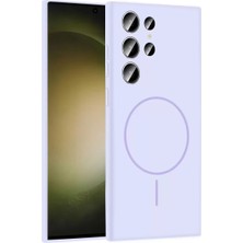 SiHako Galaxy S24 Kılıf Jully Magsafe Kapak - Lila