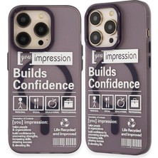 Wovna  Iphone 14 Pro Kılıf Apollo Magneticsafe Desenli Kapak - Apollo Mor - 6