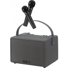 Pileli Store Konfulon F32 2X50W Sürücülü 2 Adet Mikrofonlu Bt 5.2 Kablosuz Hoparlör - Yeşil