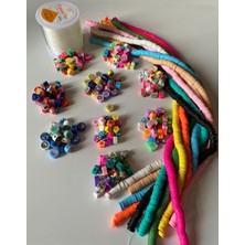 Hedef Bijuteri 10 Renk Fimo Boncuk Seti 20 Adet Renkli Plastik Malzeme ile 9 Farklı Figür